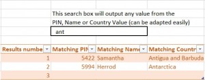 final dynamic search box in excel